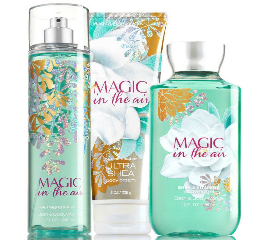 Bath & Body Works Magic In the Air Gift Set Body Mist, Body Cream & Bath Gel Viewing images for ebay item: Bath & Body Works